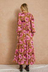 Women Floral Maxi Dress