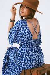 Women Boho Maxi Dress Print