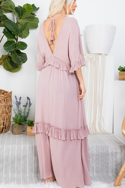 Women Cover Up Maxi Dress By Sweet Lovely by Jen