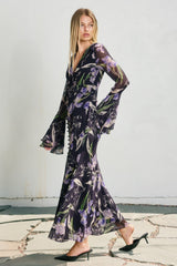 Women Floral Maxi Dress
