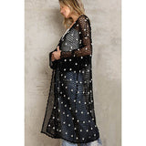 Women Long Length Thin Sweater