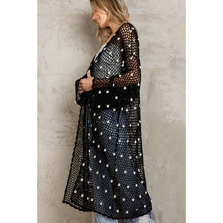 Women Long Length Thin Sweater