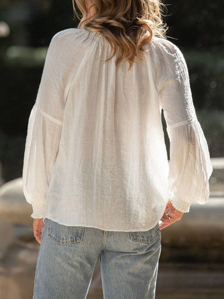 Women Boho Blouse by Full Time Purchase