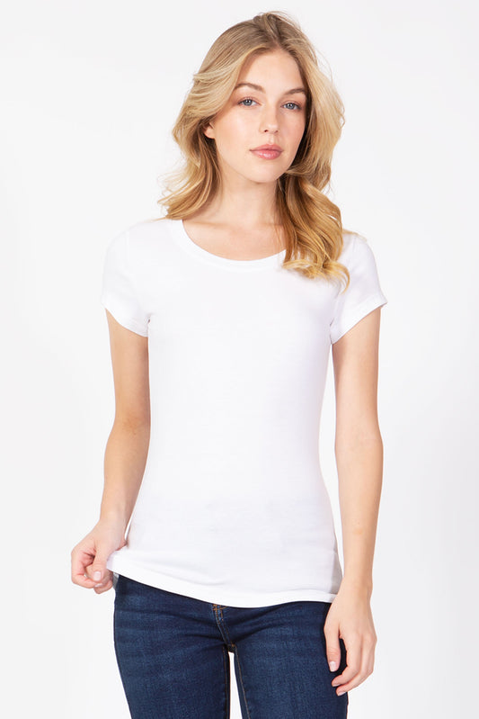 Women Short Sleeve Cotton Tee Shirt