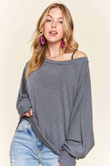Women Off the Shoulder Tunic Top