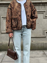 Women Leopard jacket