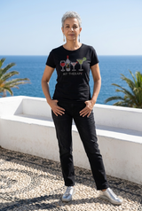 Women Short Sleeve T Shirt -Rhinestone Cocktail Therapy - By Bling Bling U Sparkle Girl