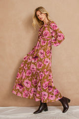 Women Floral Maxi Dress