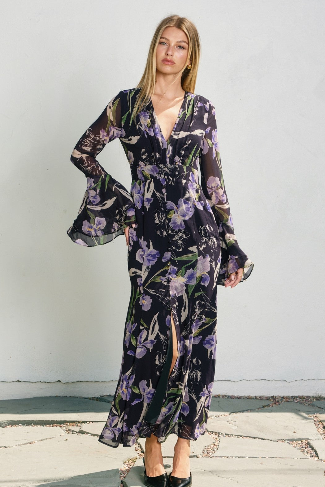 Women Floral Maxi Dress