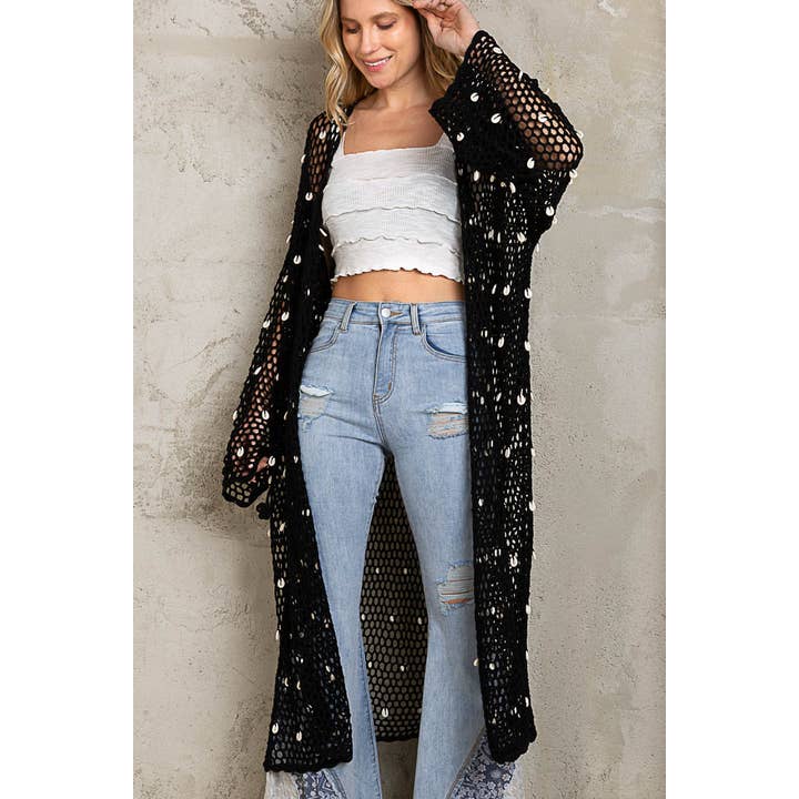Women Long Length Thin Sweater
