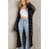 Women Long Length Thin Sweater