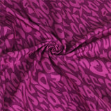 Women Flared Sleeves Loose Falbala Solid Color Round-Neck Maxi Dresses: PURPLE / L