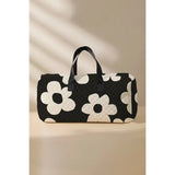 Women Flower Print Large Duffel Bag