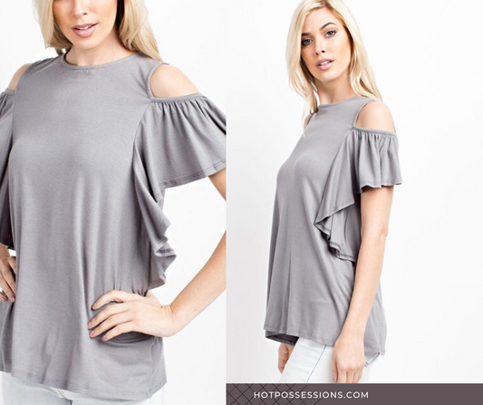 Women Tunic Cold Shoulder