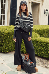 Women's Drawstring Wide Leg Lounge or on the Go Pants.
