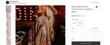 Women Baroque Paisley Boxy Over Sized Shirt