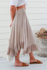 Women Ruffle Midi skirt By Sanctum The Label
