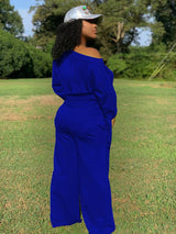 Women Solid Color Long Sleeve Fleece 2 piece Set