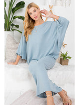 Women Dolman Sleeve Maxi Dress