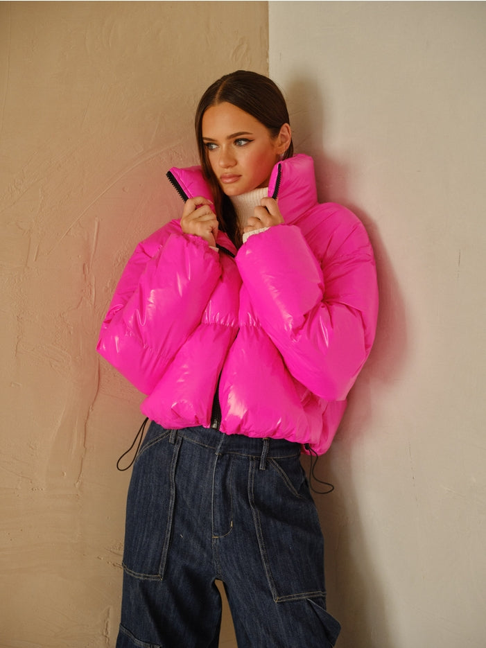 Junior Oversized Cropped Puff Jacket