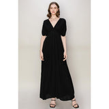 Women Maxi Dress Tie Back By Hyfve