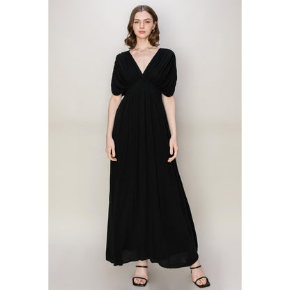 Women Maxi Dress Tie Back By Hyfve