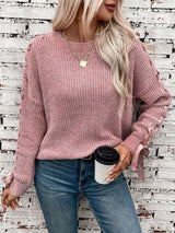 Women Sweater with arm Lace Up