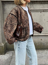 Women Leopard jacket