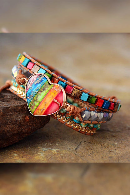 Women Multicolor Stone Bracelet