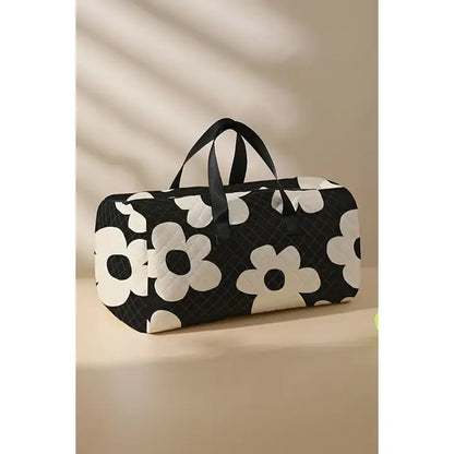 Women Flower Print Large Duffel Bag