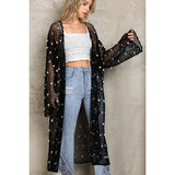 Women Long Length Thin Sweater