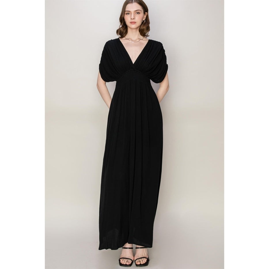 Women Maxi Dress Tie Back By Hyfve