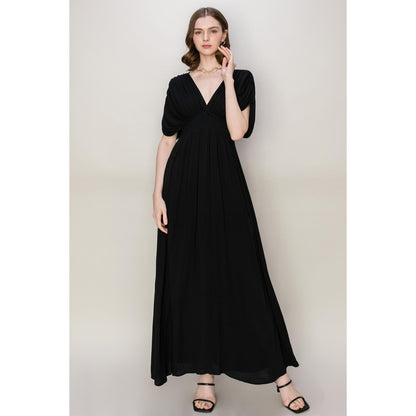 Women Maxi Dress Tie Back By Hyfve