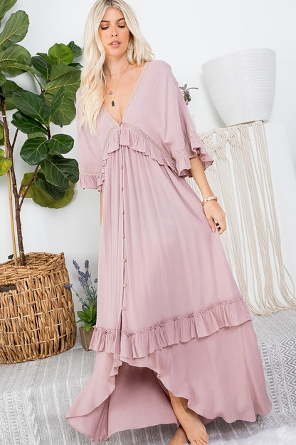 Women Cover Up Maxi Dress By Sweet Lovely by Jen