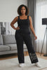 Women Drawstring Stretch Pant/ Rhinestone / Curvy Girls Rock
