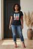 Women Short Sleeve Tee Shirt - Graphic By Bling Bling U Sparkle Girl