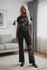 Women & Girls  Short Sleeve Tee- Rhinestone Dragon