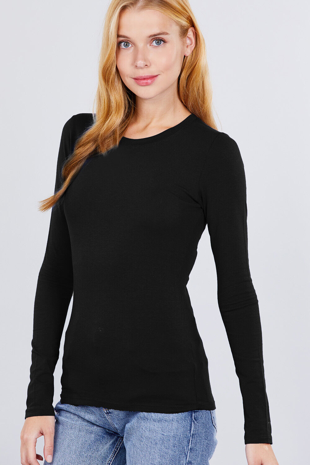 Women Long  Sleeve Cotton Tee Shirt