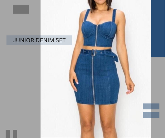 Junior Denim 2 piece Set