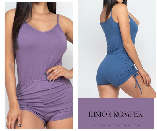 Junior Ruched Bottom Romper