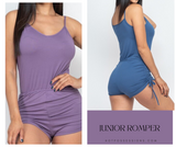 Junior Ruched Bottom Romper