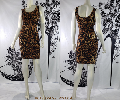 Women Leopard Dress