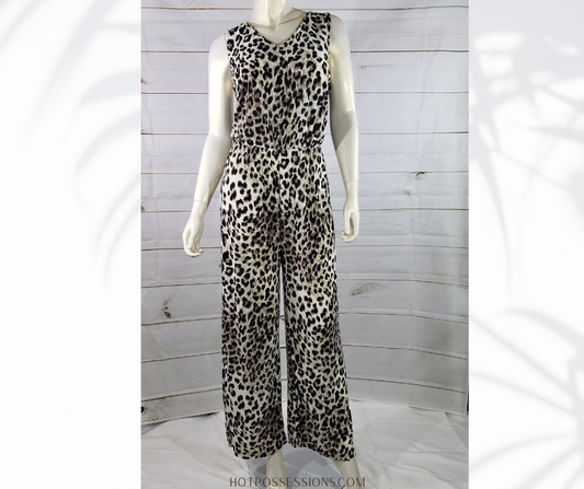 Women Jumpsuit Leopard