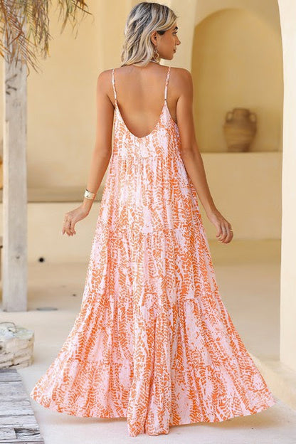 Women Maxi Dress Printed Sleeveless By Pretty Bash