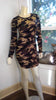 Women Long Sleeve Tunic Camo print w/ 3 Glitter Gold Stars