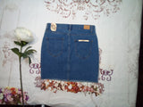 Junior Denim dangle rhinestone Skirt