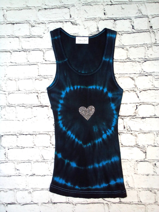 Girls & Juniors  Sleeveless Tank - Bullseye /Heart By Glitter Girl