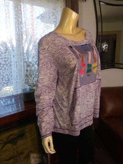 Women Long Sleeve Graphic tunic