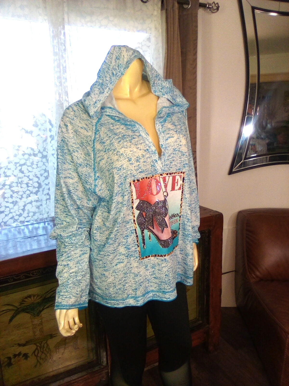 Women Plus Size Graphic Hoodie