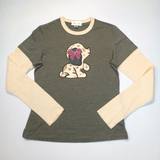 Girls Long Sleeve Top - Dog